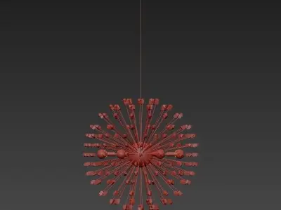 RAY QUARTZ PENDANT LIGHT 3D model