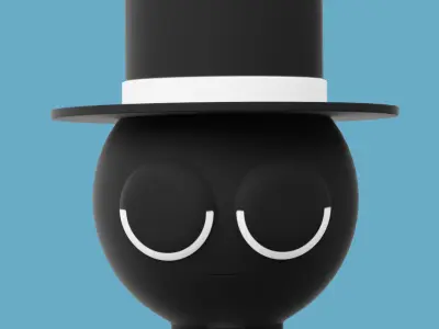 Black - Sprunki 3D model