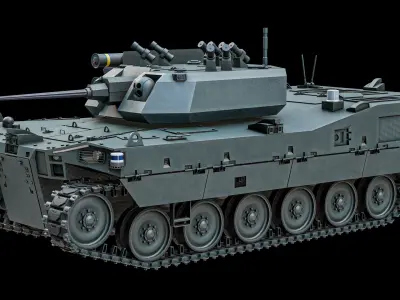  Otokar ALPAR UGV - Robotic And Unmanned Ground Vehicle PBR 