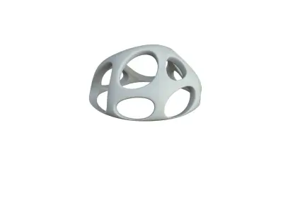 SciFi Cube Object No 55611 Low Poly Shape Low-poly 3D model