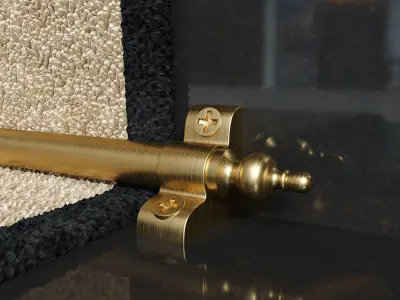 Neoclassical staircase 2 3D model