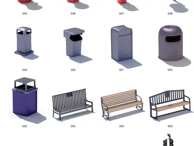 PLACAS DE RUA Free 3D model