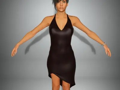 Jessy Rigged 3D model