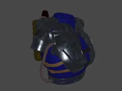 MG4-092023 Torso Armor with Jetpack 3D print model