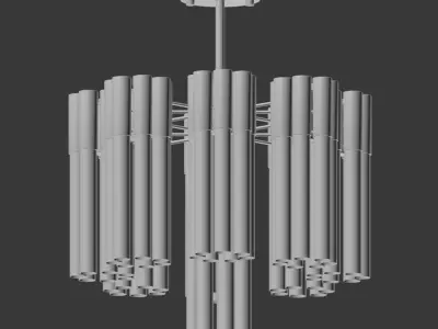 Pendant lamp Kamable Chandelier 3D model