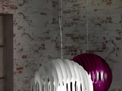 Foscarini Supernova suspension XL   3D model