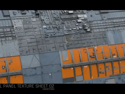 Scifi Wall Panel Texture Set G Texture Texture