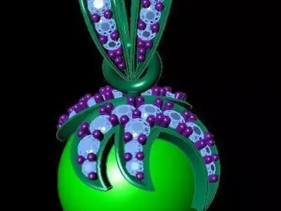 TJO 11 Diamond Pendant 3D print model