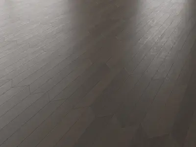 Parquet Oak Brooklyn Brushed set 6 3D model