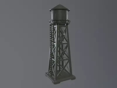water tower Free 3D model