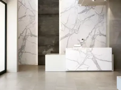 White Marble Subway Tile 3D Model  Texture