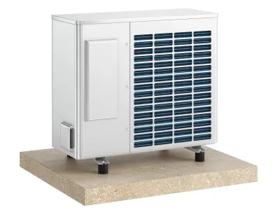 Heat pump aroTHERM plus Vaillant 3D model