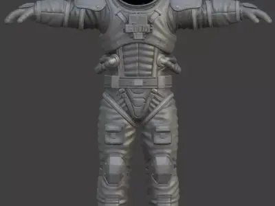 Astronaut Spacesuit 3D Model 3D model