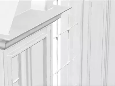 Classic Palladian Arched Window - window 3D Model 3D model