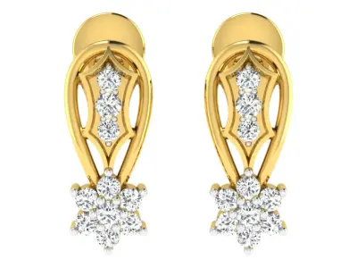 Pendants Earrings 3dm STL OBJ FBX Render Details 3D print model