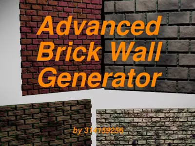 Advanced Brick Wall Generator Texture