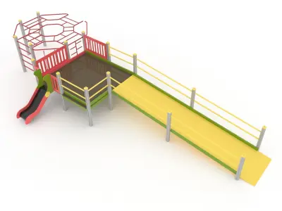 Collection playground for kids 3D model
