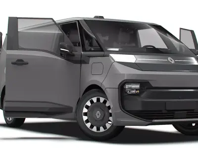 Renault Trafic e Tech HQ Int 2026 3D model