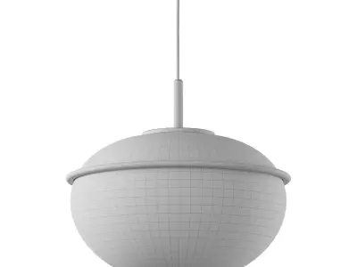 PUMP PENDANT WOUD - Hanging lamp 3D model