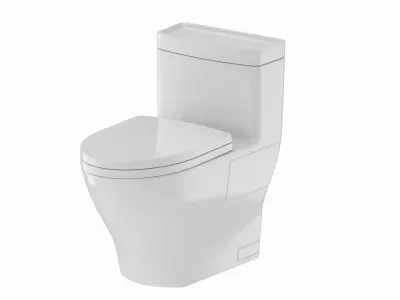 TOTO Aimes One-Piece Toilet 3D model