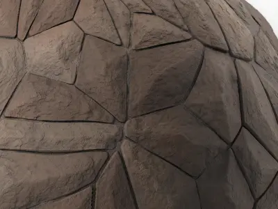 Floor Stone 03 - PBR - 4K - PNG - Seamless Texture