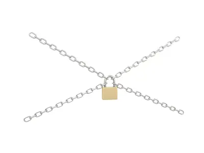 Locked Icon v1 002 Low-poly 3D model