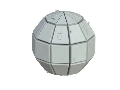 Sci Fi Object No 3462 Low Poly Low-poly 3D model