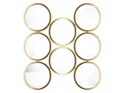 Mirror in a metal frame GZ-M1072 3D model