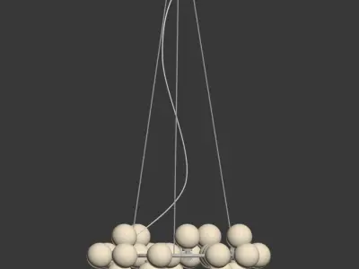 Chandelier Inflora 25 plafonds  3D model