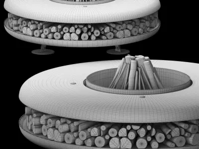 Fire pit moon  3D model