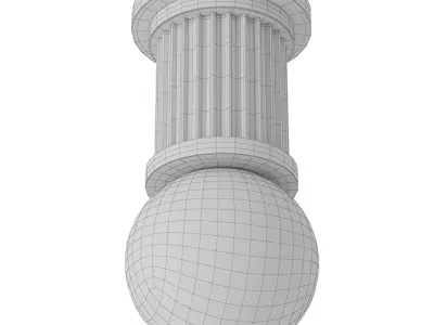 Urban Electric Rex Flush mount MA-1571HR Low-poly 3D model