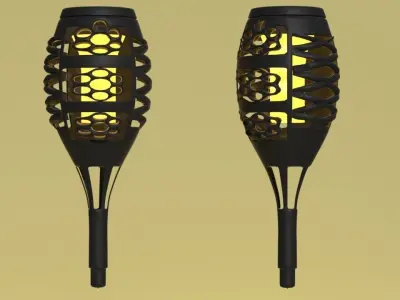 Torch 3D model