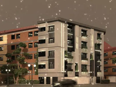 Office Building Exterior 3D Model 3D model