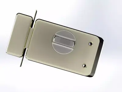 DOOR LOCK DEAD BOLT  3D model