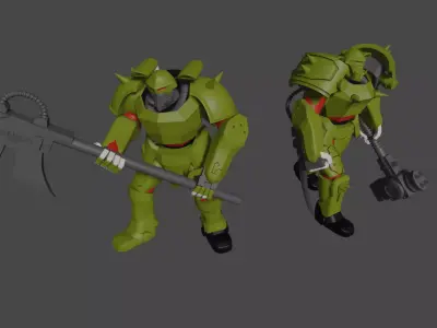 Krork two robots 3D print model