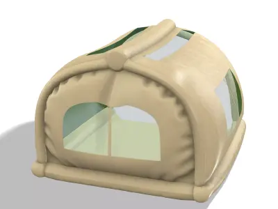 Inflatable Tent   FBX   OBJ Low-poly 3D model