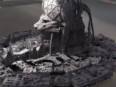 Jaguar Tribal advanced City structures  3D model