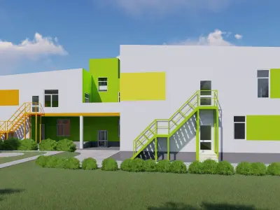 3d model of a kindergarten 3D model
