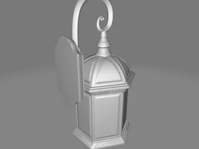 Ramirez Bulb Outdoor Wall Lantern 3D model
