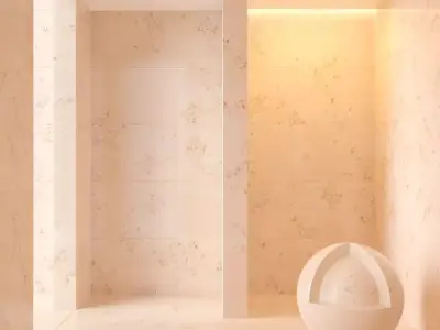 Marble wall 258 3D model