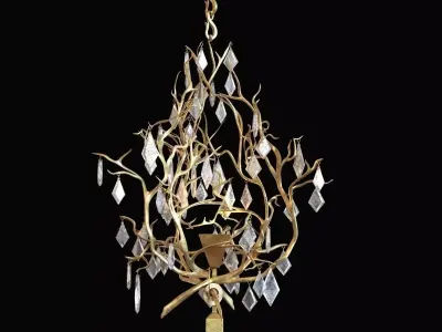 ralph pucci straeten lustre givre 3D model