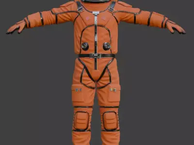 Astronaut Spacesuit 3D Model 3D model