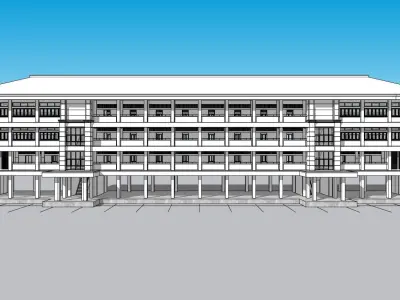 thailand-school 3D model