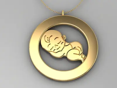  Pendant P053 3D Print Model 3D print model