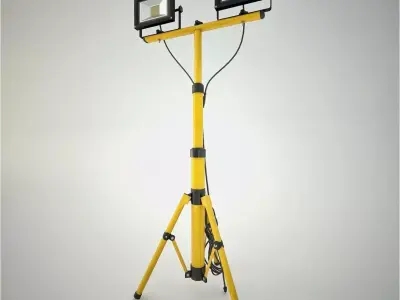 Tripod Tower Lighting 3D model