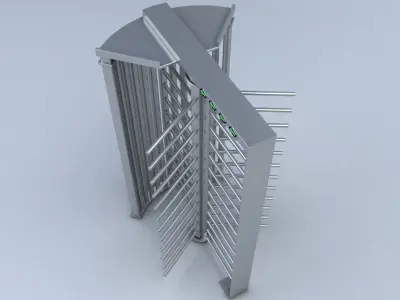 Turnstile Gate 3D model