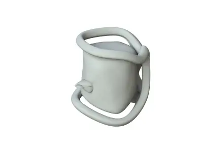 SciFi Shape Object Low Poly Low-poly 3D model 16