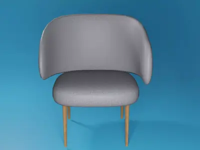 SOFA CHAIR Low-poly 3D model buy