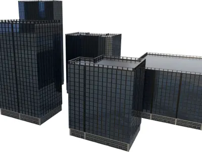 Office Building Pack 3D model