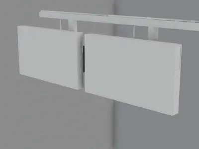 Sci fi Monitors 3D model 3D model